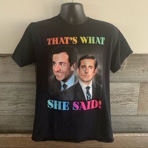 The Office MICHAEL SCOTT "THATS WHAT SHE SAID" graphic tee size medium